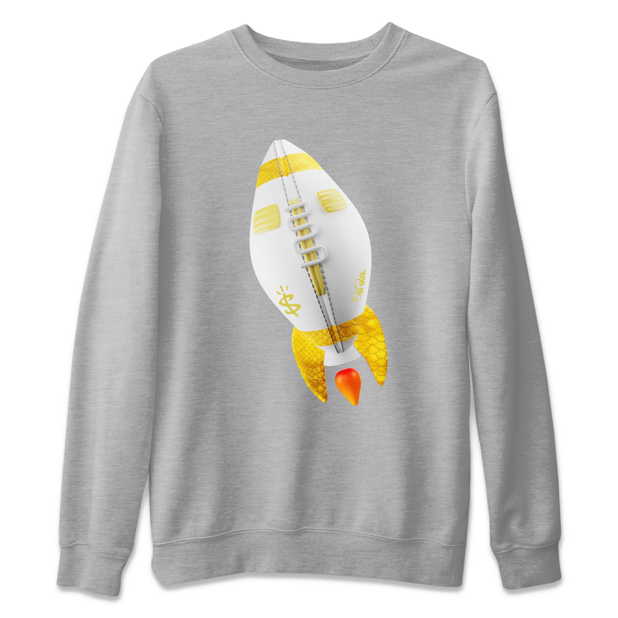 Rugby Rocket Unisex Sweater – Air Jordan 11 Yellow Python, Sneakers Matching Sweater