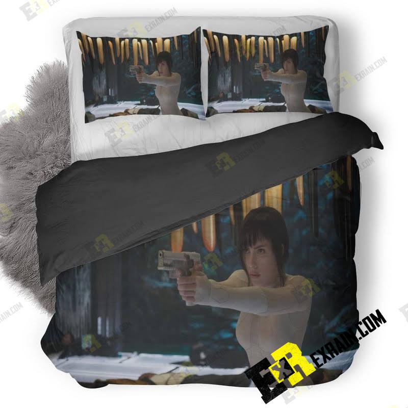 Scarlett Johansson Ghost In The Shell Movie Ap 3D Customized Duvet Cover Bedding Set