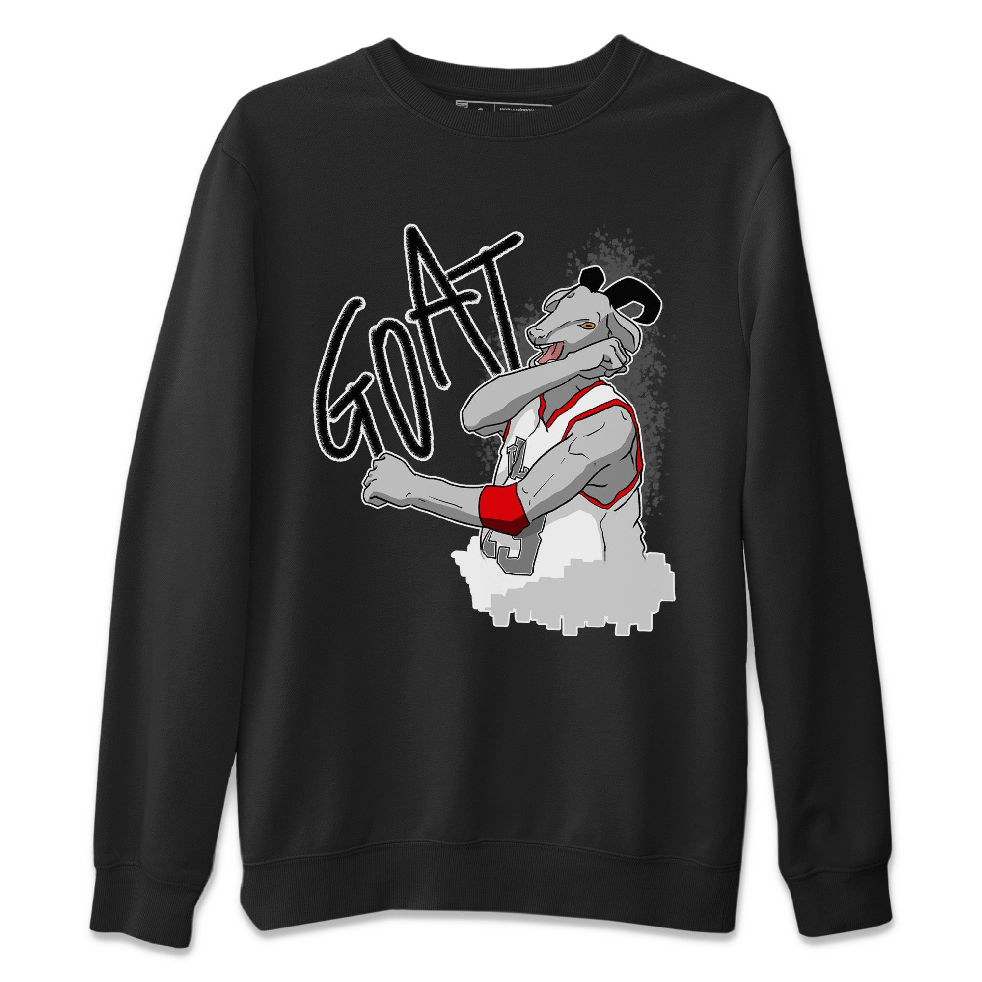 Screaming Goat Unisex Sweater – Air Jordan 3 Fire Red, Sneakers Matching Sweater