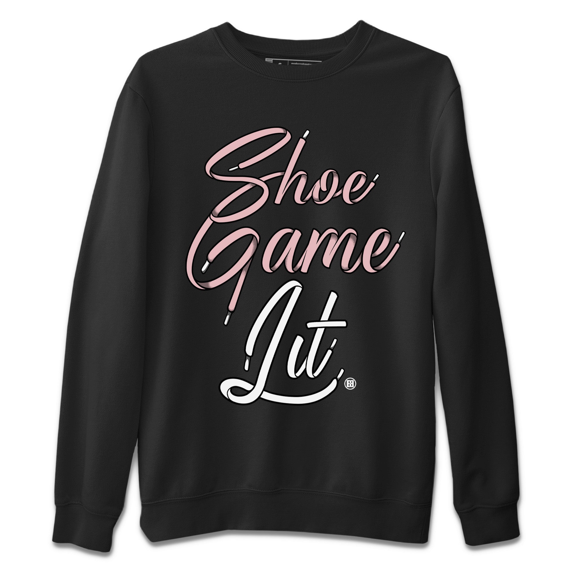 Shoe Game Lit Shoe Lace Unisex Sweater – Air Jordan 1 Washed Pink, Sneakers Matching Sweater