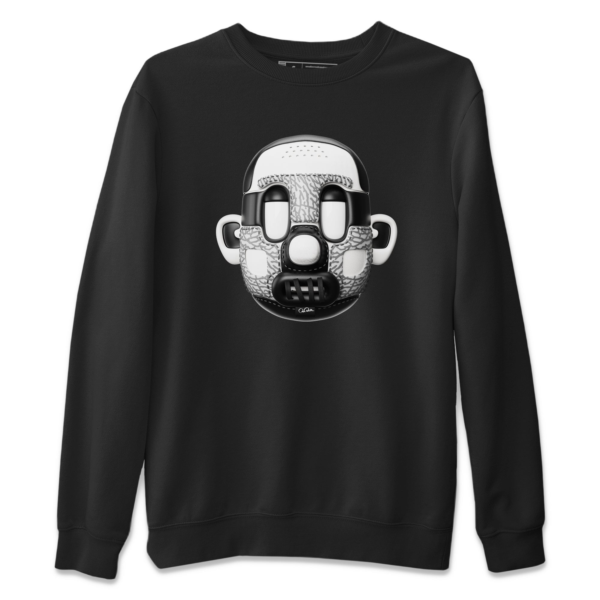 Shoe Head Unisex Sweater – Air Jordan 1 White Cement, Sneakers Matching Sweater
