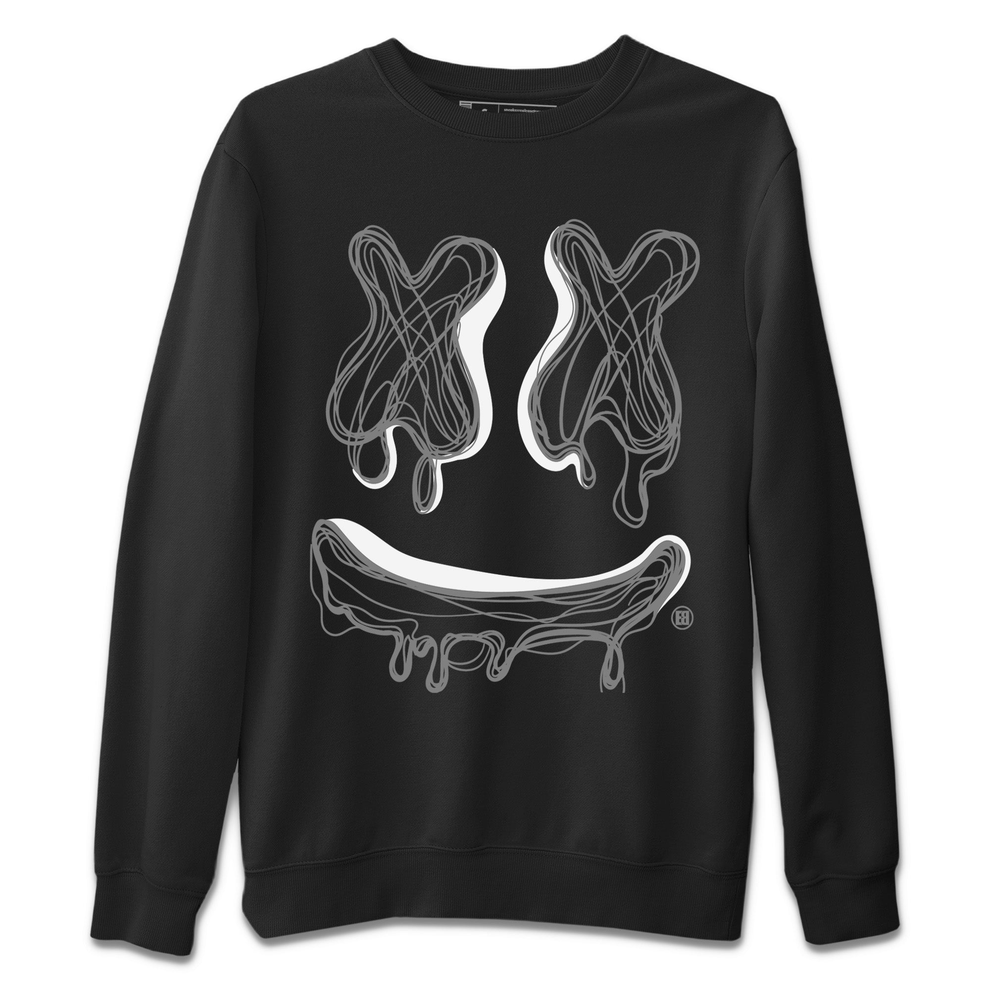 Smiley Doodle Unisex Sweater – Air Jordan 13 Black Flint, Sneakers Matching Sweater