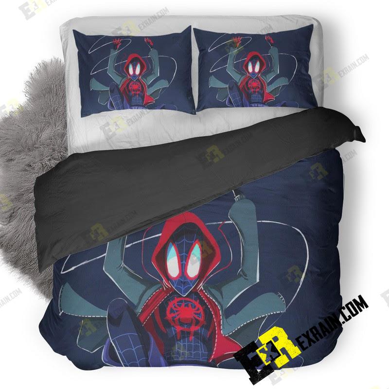 Spiderman Into The Spider Verse Artwork Ph 3D Customized Duvet Cover Bedding Set