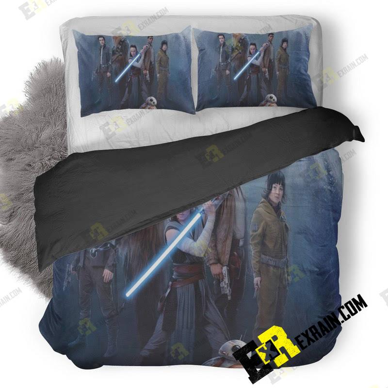 Star Wars The Last Jedi Promo Artwork Tg 3D Customized Duvet Cover Bedding Set
