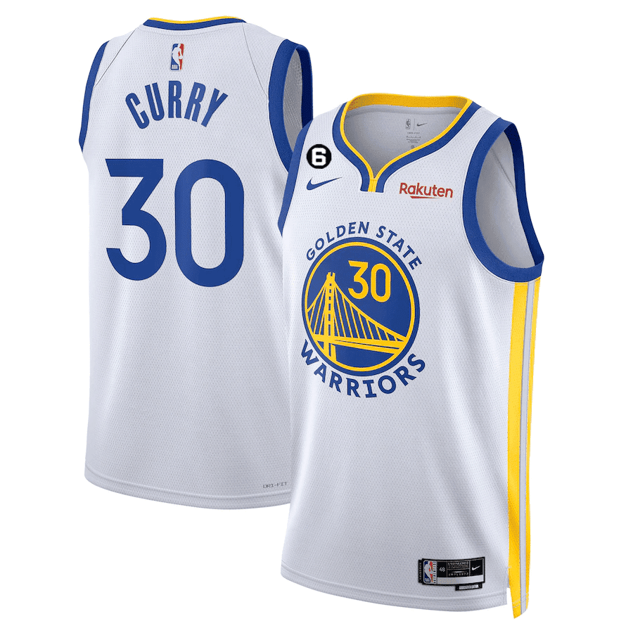 Stephen Curry Golden State Warriors 2022/23 Players - Association White Edition Jersey - All Stitched