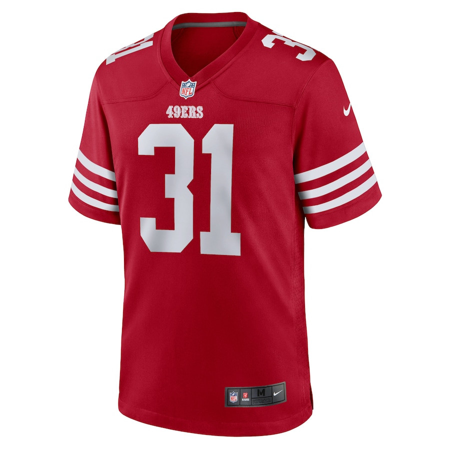 Tashaun Gipson Sr. 31 San Francisco 49ers Home Game Player Stitched Jersey – Scarlet