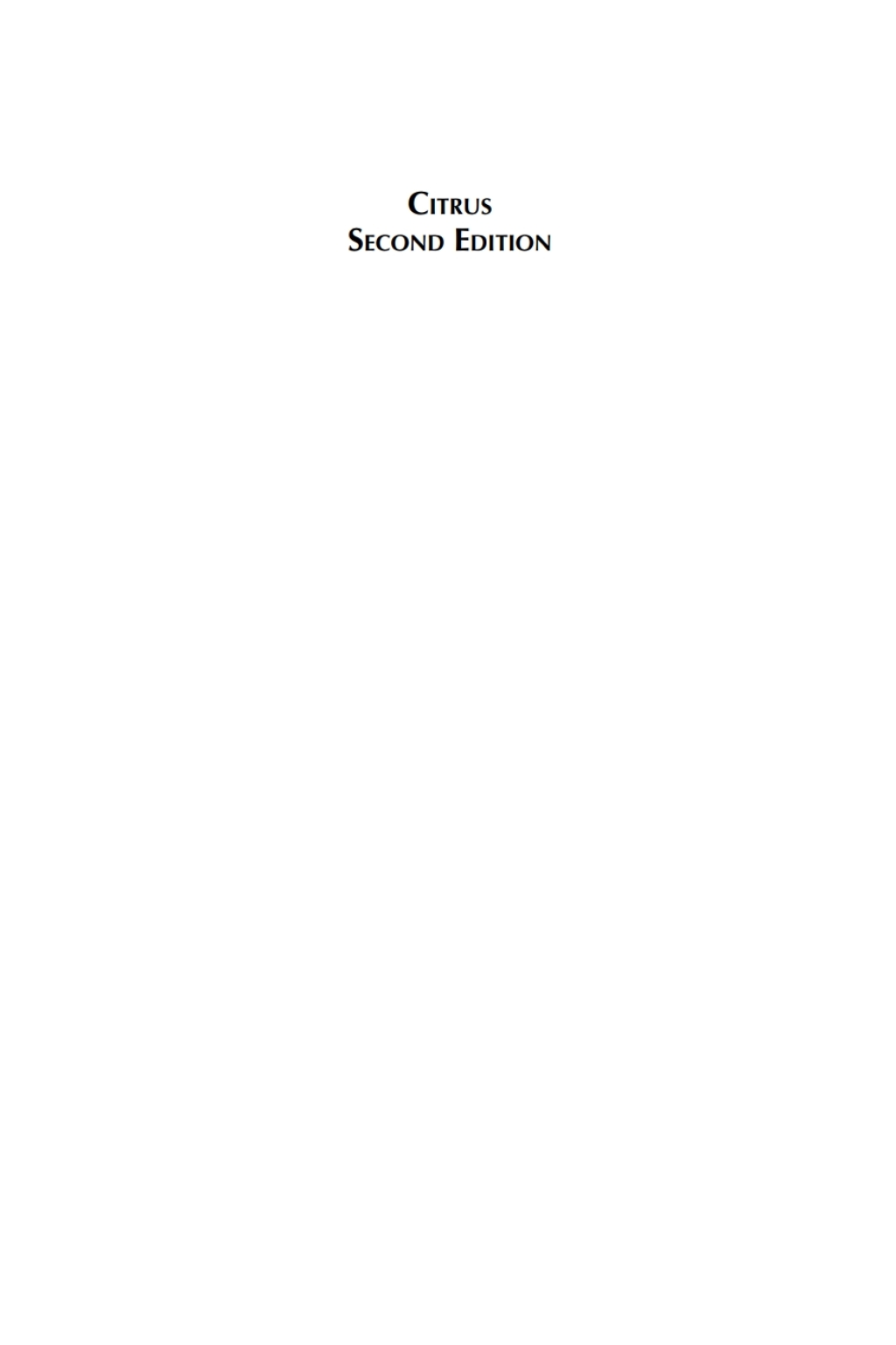 Citrus 2nd Edition