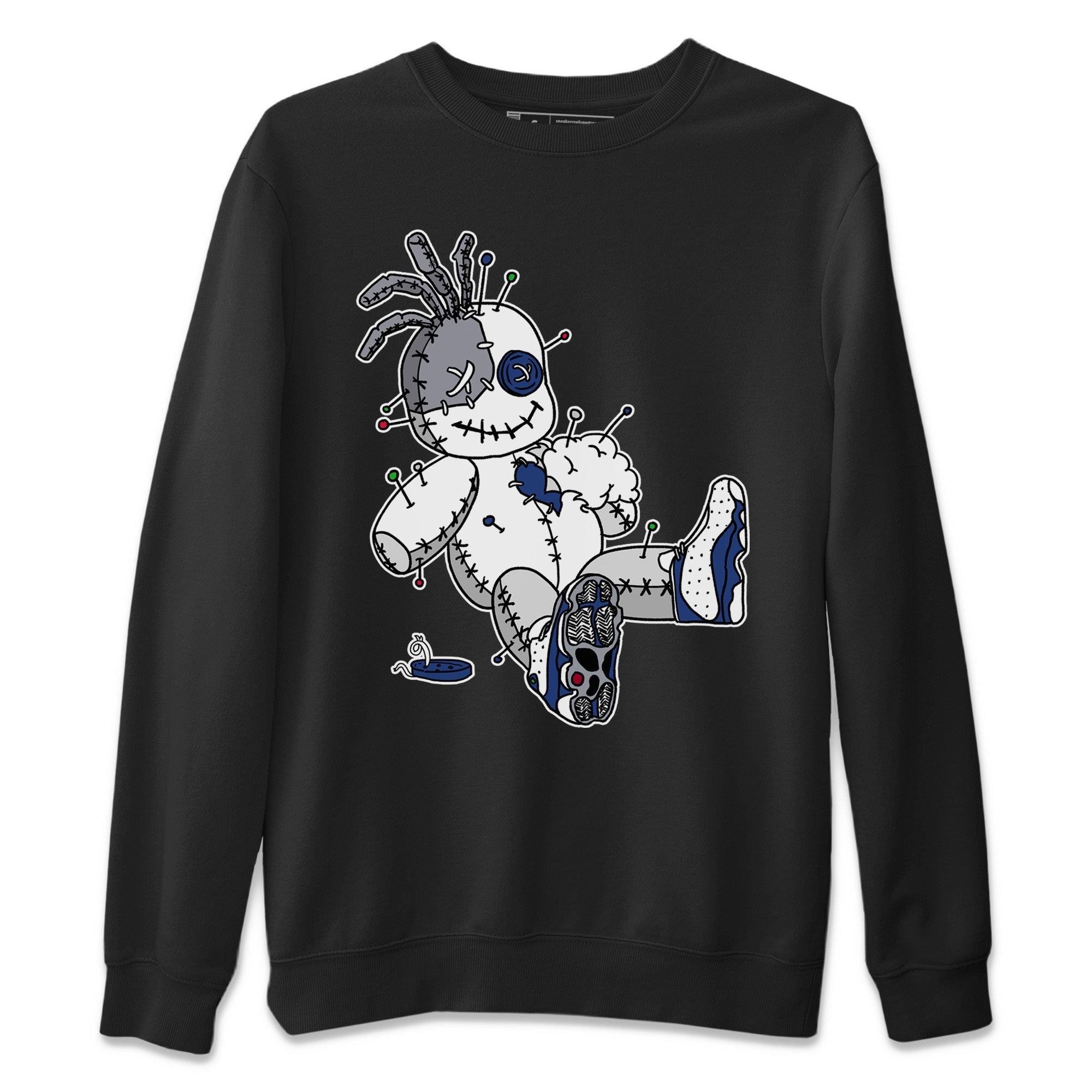 Voodoo Doll Unisex Sweater – Air Jordan 13 French Blue, Sneakers Matching Sweater